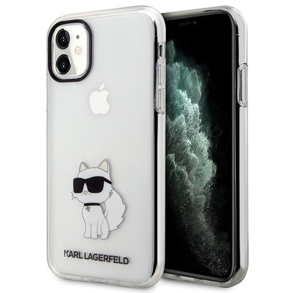 Karl Lagerfeld transparent case for iPhone 11 / XR from the Ikonik Choupette series