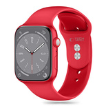 TECH-PROTECT SILICONE Apple Watch 6 / 7 / 8 / 9 / 10 / SE / ULTRA 1 / 2 (44 / 45 / 46 / 49 MM) RED