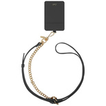 Uniq Coehl Caryne 3-in-1 Handy-Lanyard mit Kartenetui – Schwarz