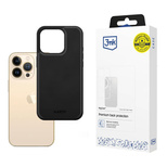 3mk Hardy Apple Silky Leather MagCase für Apple iPhone 13 Pro Max - Schwarz