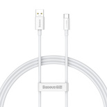 [RETURNED ITEM] Baseus Superior Series SUPERVOOC USB-A to USB-C 65W 1m cable white