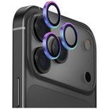 Uniq Optix Aluminium-Kameraobjektivschutz für iPhone 17 Pro / iPhone 17 Pro Max mit Applikator – Mehrfarbig