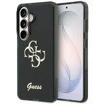 Guess IML Big Metal 4G Script case for Samsung Galaxy S26 - black