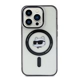 Karl Lagerfeld KLHMP15MHCHNOTK iPhone 15 Plus 6.7&quot; transparent hardcase IML Choupette`s Head MagSafe