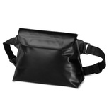 PVC waterproof pouch / waist bag - black