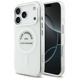 Karl Lagerfeld IML Karl RSG Logo MagSafe Case für iPhone 17 Pro - Transparent