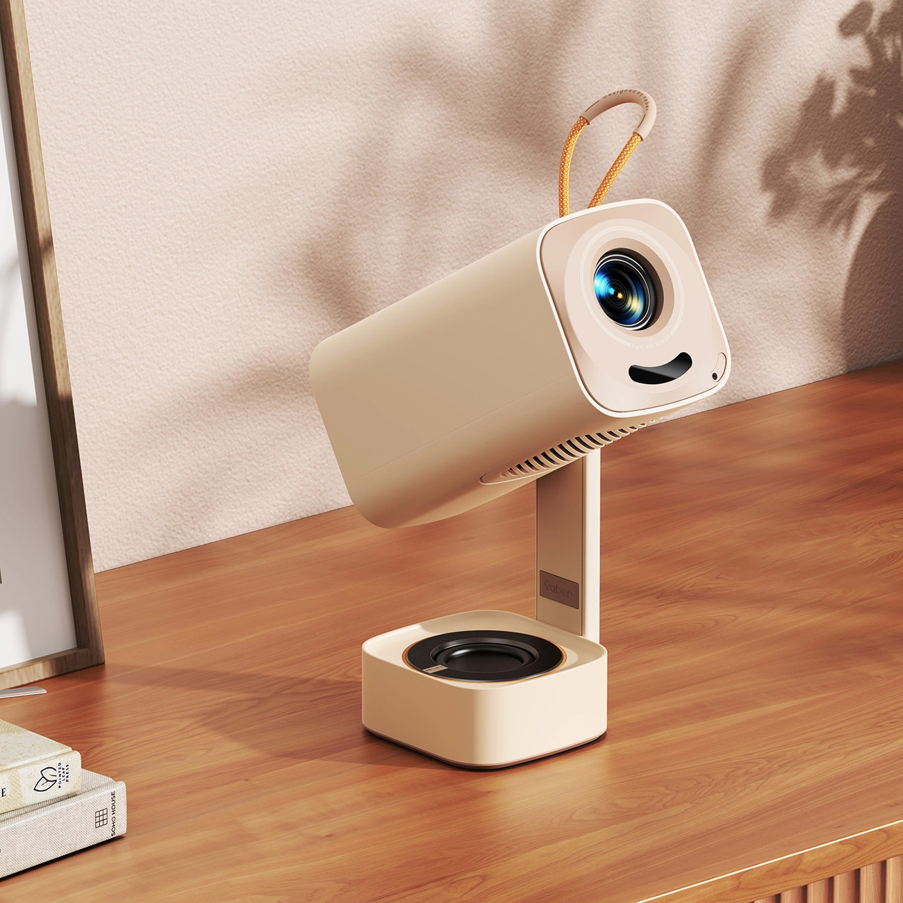 The foldable design of the Yaber T1 Pro projector