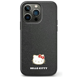 Hello Kitty Metal Logo Kitty Head Hülle für Samsung Galaxy Z Flip 5 – Schwarz