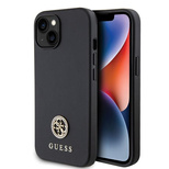 Guess GUHCP15MPS4DGPK iPhone 15 Plus 6.7&quot; black/black hardcase Strass Metal Logo