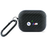 BMW Carbon Metal Logo Case for AirPods Pro 3 - Black