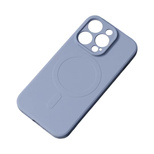 MagSafe compatible silicone case for iPhone 15 Silicone Case - gray