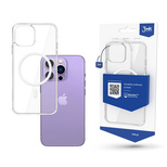 Case for iPhone 14 Pro compatible with MagSafe from the 3mk MagCase series - transparent