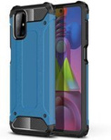 Hybrid Armor Case Tough Rugged Cover for Samsung Galaxy M51 blue