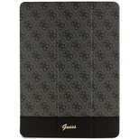 Etui Guess 4G Stripe Allover na iPad Pro 12.9" - czarne