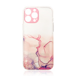 Marble Case etui do iPhone 13 Pro Max żelowy pokrowiec marmur różowy