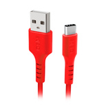 SBS TECABLEMICROC15R USB-A - USB-C Cable 1.5m - Red