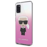 Karl Lagerfeld Gradient Ikonik Karl Case for Samsung Galaxy A41 - Pink