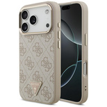 Guess 4G Triangle Logo MagSafe Case für iPhone 17 Pro - Roségold