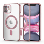 Tech-Protect MagShine Line MagSafe-Hülle für iPhone 11 – Rosa