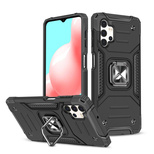 Wozinsky Ring Armor Tough Hybrid Case Cover + Magnetic Mount for Samsung Galaxy A53 5G Black