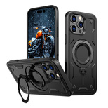 Hybrid Armor Trendy Case with MagSafe for iPhone 16 Pro - Black