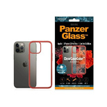 PanzerGlass ClearCase Hülle für iPhone 12 Pro Max – transparent und rot