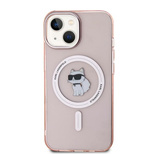 Karl Lagerfeld IML Choupette MagSafe Hülle für iPhone 11 / Xr – rosa