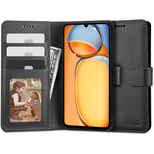 Tech-Protect Wallet Case for Xiaomi Redmi 13C / Poco C65 - Black