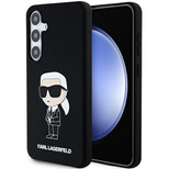 Karl Lagerfeld Silikon Ikonik Hülle für Samsung Galaxy S24 – schwarz