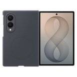 Samsung Silikon- Magnet Case für Samsung Galaxy Z Fold 8, kompatibel mit MagSafe + 2 Antireflexionsfolien – Schwarz