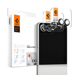 Spigen Optik Pro HD Glas.TR EZ Fit 2er-Pack Kameraschutz für Samsung Galaxy Z Flip 7 - Schwarz