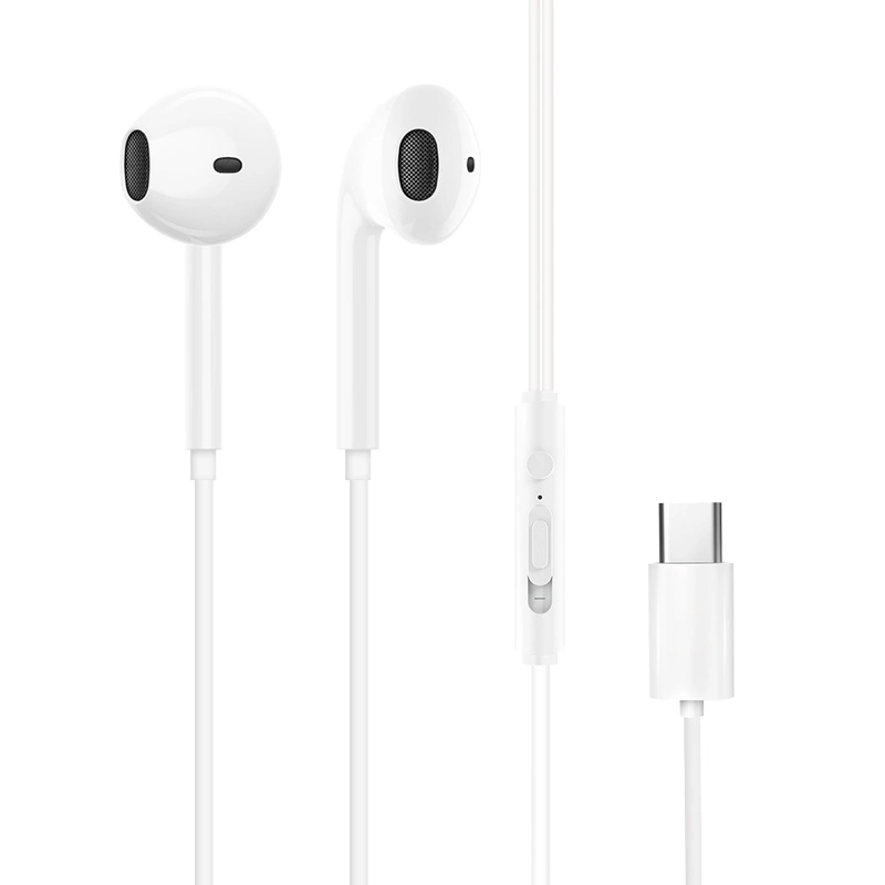 Dudao X3C wired in-ear headphones on white background