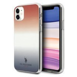 Etui U.S. Polo Assn. Gradient Pattern Collection na iPhone 11 - czerwono-niebieskie