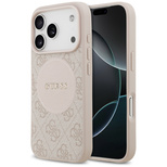 Guess 4G Circle Classic Logo MagSafe Case für iPhone 17 Pro - Pink
