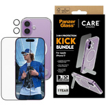 CARE by PanzerGlass Feature Kick 3in1 Hülle + Glas + Linse für iPhone 17