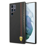 Ferrari On Track Carbon Stripe Case for Samsung Galaxy S22 Ultra - Black