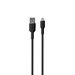 Puro Soft USB-A - Lightning Kabel 1,5 m Silikon - Schwarz