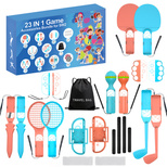 Nintendo Switch 23-in-1 Family Accessory Pack 2 - Orange and Blue Set - OUTLET