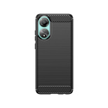 Etui silikonowe Carbon Case do Oppo A78 4G - czarne