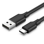 Ugreen US287 60826 USB-A / USB-C 3A Kabel 3m - Schwarz