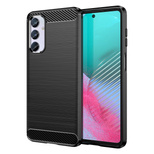 Elastyczne etui wzór karbon do Samsung Galaxy M54 Carbon Case - czarne