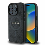 Guess 4G Ring Classic Logo MagSafe case for iPhone 16 Pro Max - black