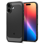 Spigen Rugged Armor Mag MagSafe Case für iPhone 17 - Mattschwarz