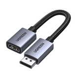 Ugreen DisplayPort auf HDMI 4K Kabel 20cm - Grau
