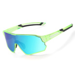 Rockbros 14110009006 Polarized Cycling Glasses for Kids 8-14 Years Old - Light Green