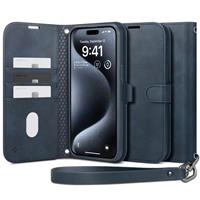 Etui Spigen Wallet S Pro na iPhone 15 Pro - granatowe
