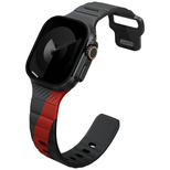 Uniq Stride De Rubber Strap für Apple Watch 44 / 45 / 46 / 49 mm - Grau