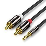 Ugreen AV116 10584 audio mini jack cable 3.5 mm (male) / 2RCA (male) 2m - black