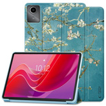 Tech-Protect SmartCase Hülle für Lenovo Tab M11 11&quot; TB-330 - Blau mit Sakura-Blüten