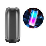 WK Design głośnik bezprzewodowy Bluetooth 5.0 RGB 2000mAh czarny (D31 black)